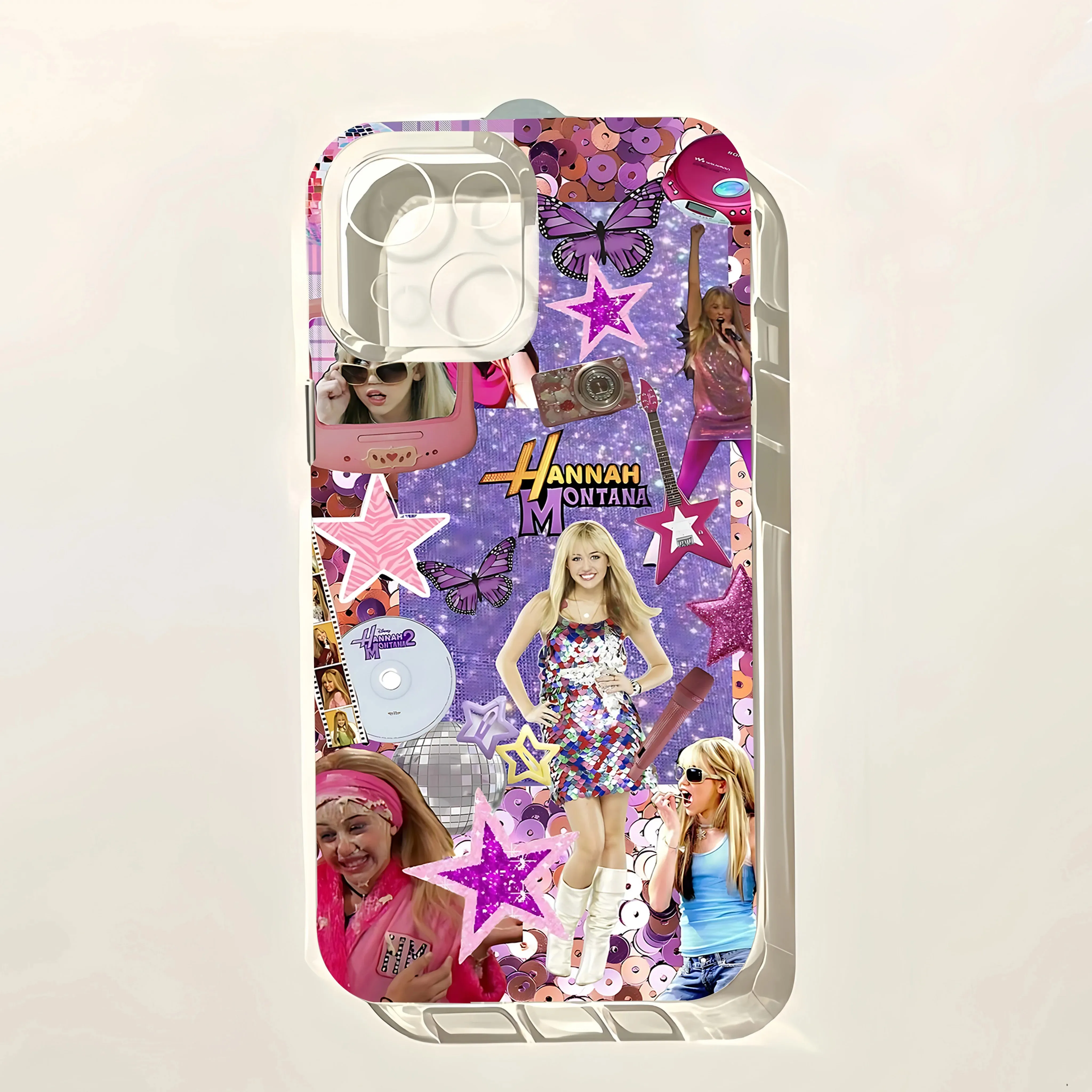 Милый чехол для телефона Hannahs Montanas для iPhone 17e 17 16 16e 15 14 13 12 11 Mini Pro Max X XR XSMax Air Plus, прозрачная задняя крышка (art.: 3920db07aa3c0) - 3920db07aa3c0