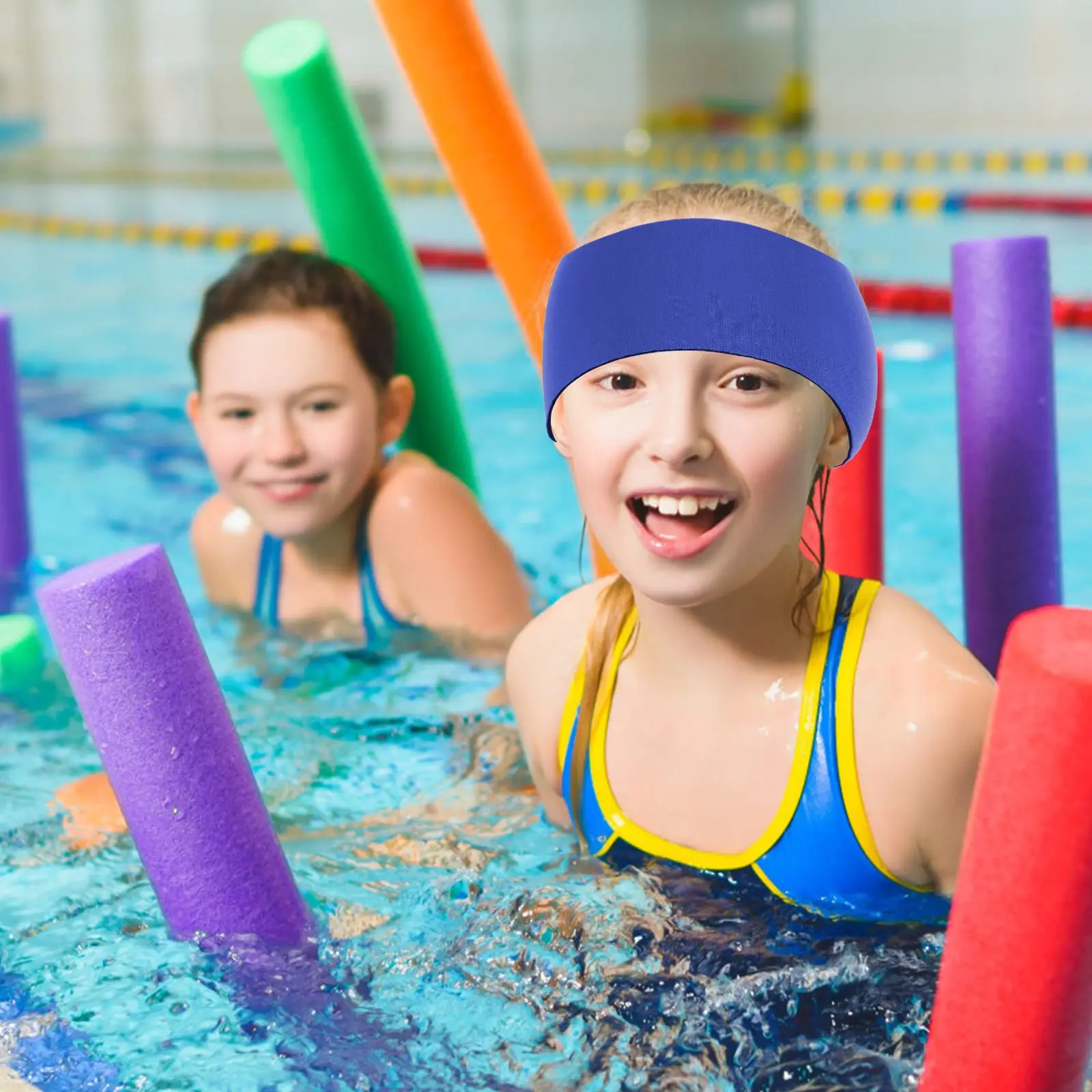 

4Pcs Bath Swimming Ear Protection Headband Shower Ear Cover Swim Headband Breathable Swim Headband Adjustable Swim Headband