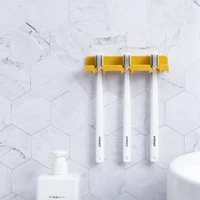 support stand storage shelves adhesive socket rack toothbrush hanger storage rack bathroom hooks wall hanging hooks