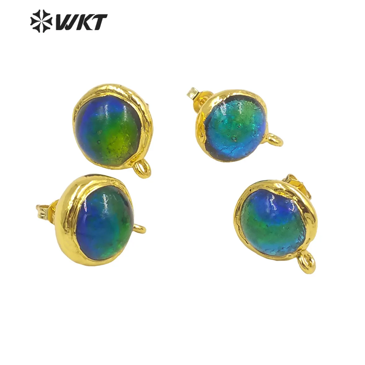 

WT-JFE110 WKT 2023 New Design Blue Murano Accessory Earring Punk Style Jewelry Accessories Fashion Sale Birthday Party
