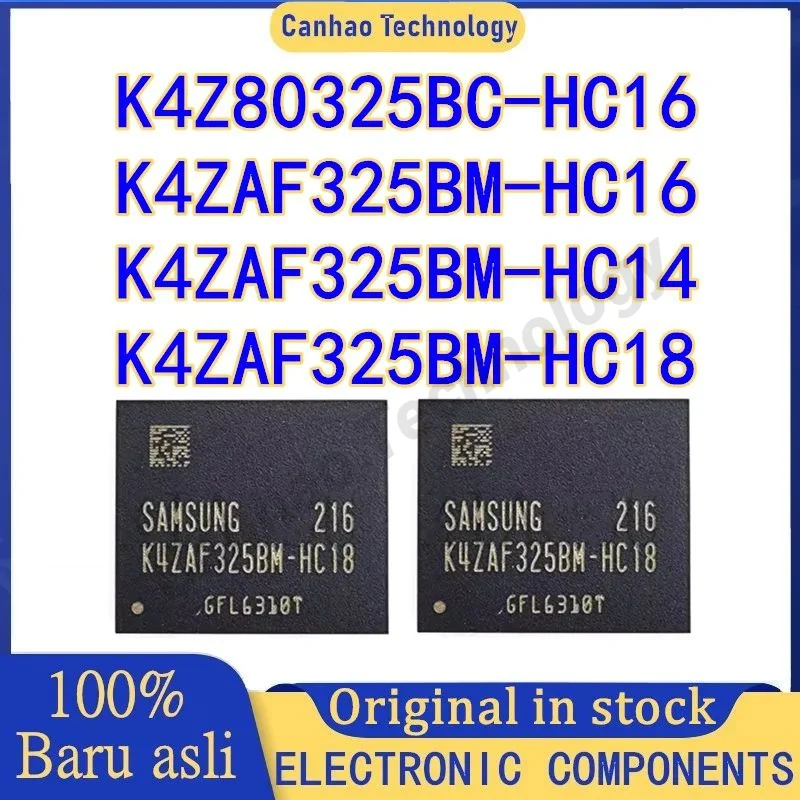 K4Z80325BC-HC16 K4ZAF325BM-HC16 K4ZAF325BM-HC14 K4ZAF325BM-HC18 Дисплей BGA Встроенный шариковый стальной