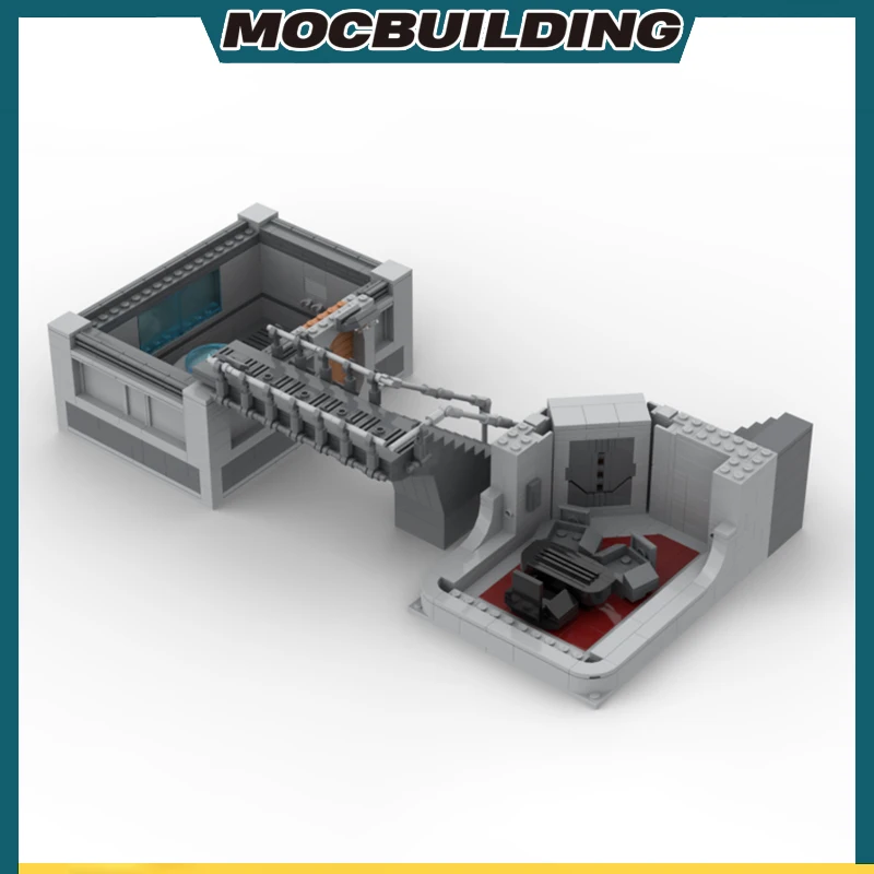 Moc строительные блоки фильм Республика база офис конструкция DIY сборка кирпичей