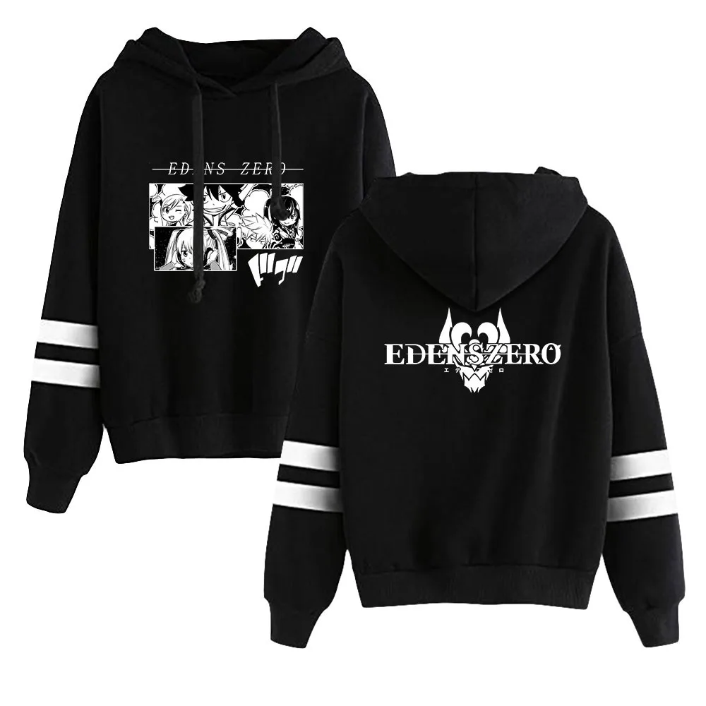 

Худи Унисекс Без карманов Edens Zero с аниме-принтом, свитшот, женские и мужские худи, уличная одежда в стиле Харадзюку 90-х, молодежная одежда Манга
