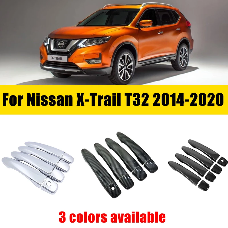 Хромированная накладка на дверную ручку для Nissan X-Trail T32 Rogue 2014-2020 2015 2016 2017 2018