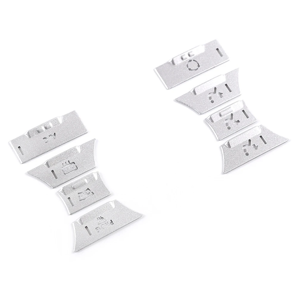 

For 2009-2012 Land Rover Freelander 2 Car Aluminum Alloy Console Air Conditioning Button Sticker Cover Trim Accessories