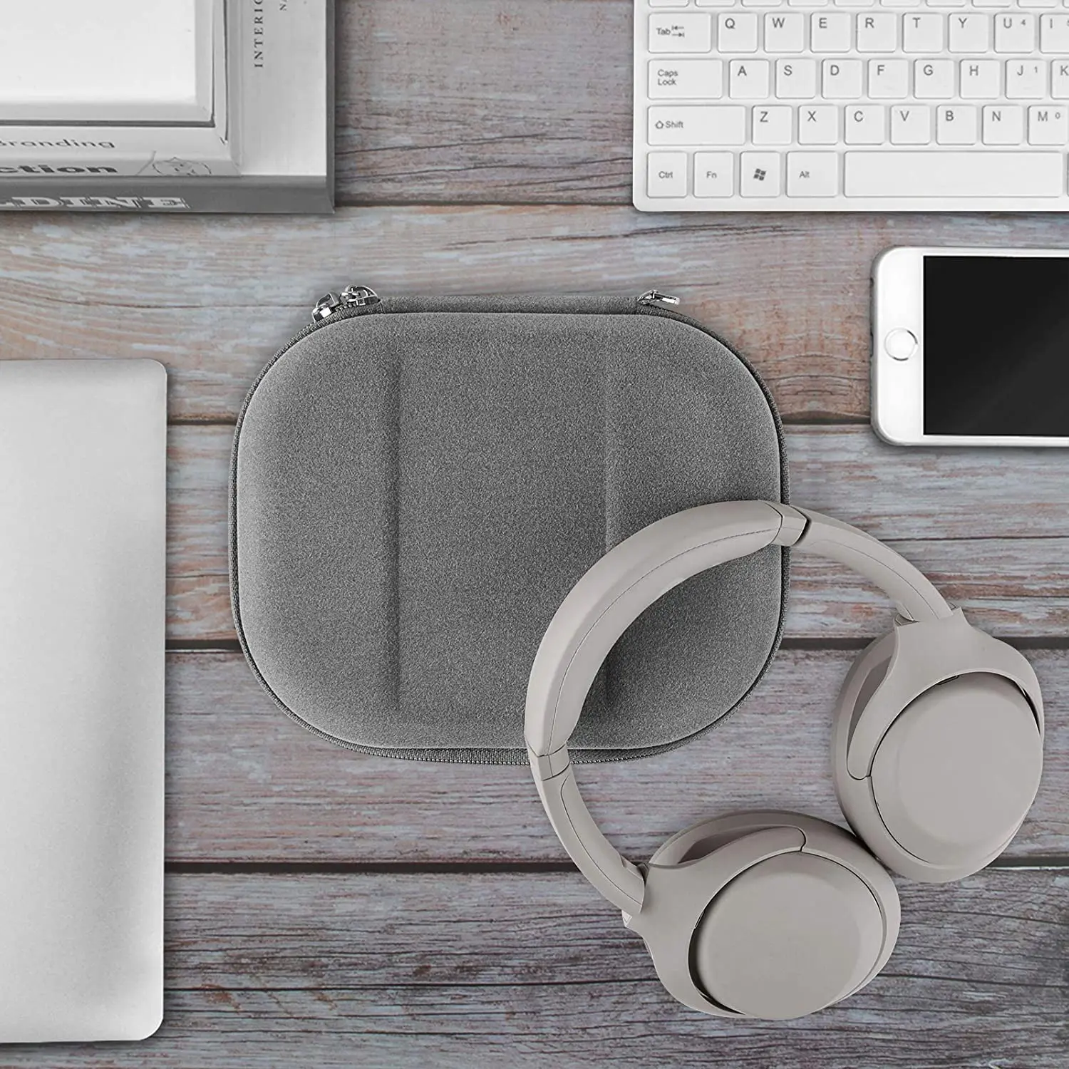 Чехол для наушников Geekria чехол для Sony WH1000XM4 WH1000XM3 WH1000XM2 WHXB910N портативный защитный чехол для гарнитуры с хранилищем кабеля (art.: 3920bdea2213e) - 3920bdea2213e