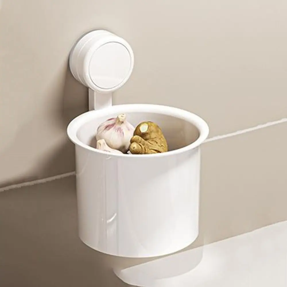 Пластиковая стойка для хранения на присоске настенное ведро мочалки без