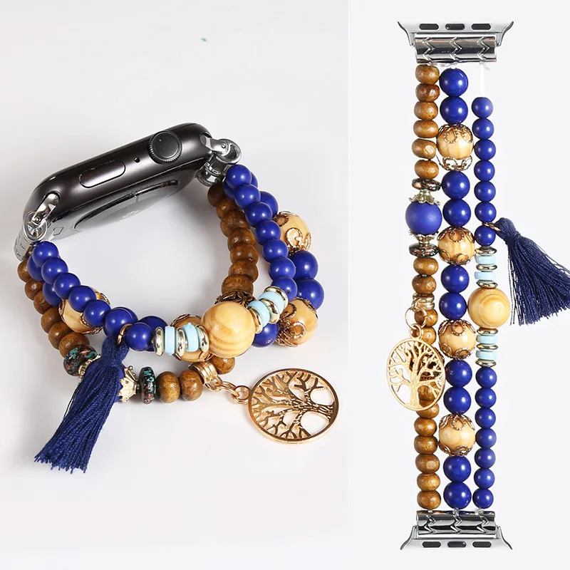 

Ремешок под заказ для apple watch band 45 мм 40 мм 41 мм 38 мм, роскошный ювелирный полимерный браслет для iwatch series 7 6 5 4 Se 42/44 мм