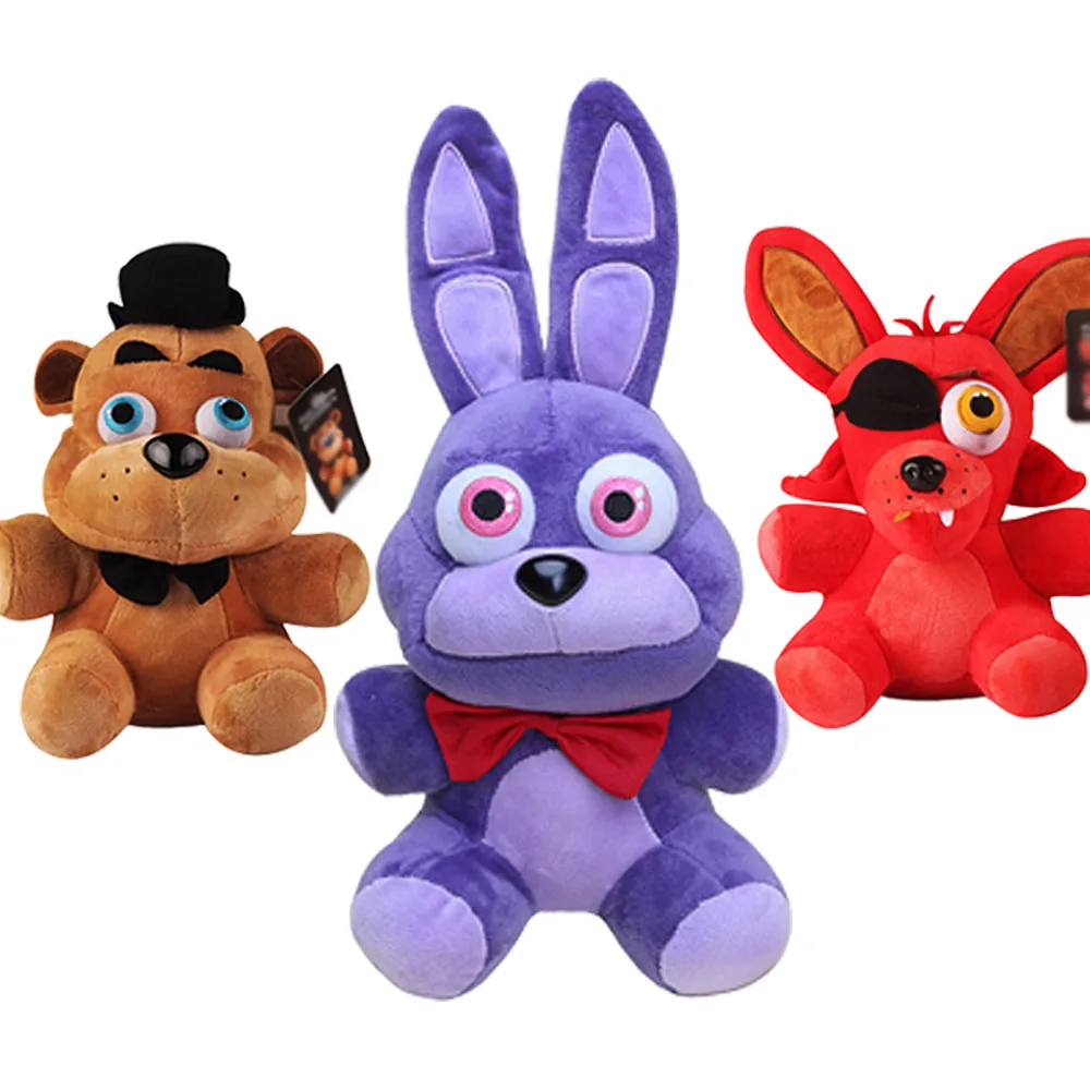 18cm FNAF Plush Toys Kawaii Freddys Animal Foxy Bonnie Bear Ribbit Stuffed Plush Toys In Plush ​Birthday Gift for Kids