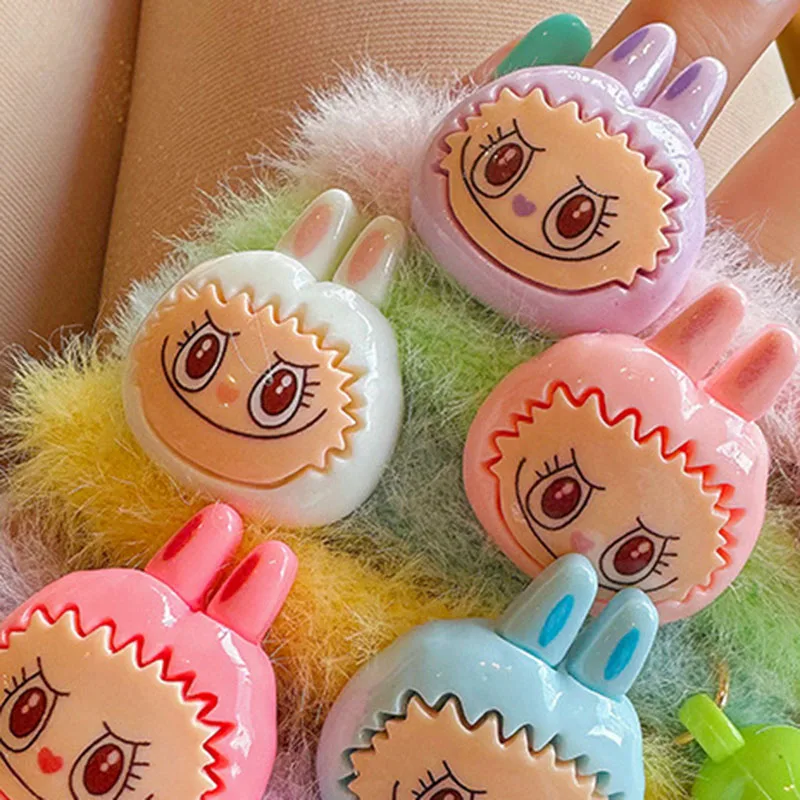 5 шт. повязка для волос Labubu детей девочек Kawaii аксессуары Labbubu мультяшная фигурка