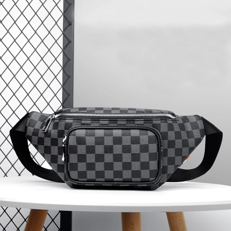 

Men's Fashion Waistpack Popular PU Leather Crossbody Bags Party Sports Mountain Climbing Shoulder Bag Wholesale Dropshipping