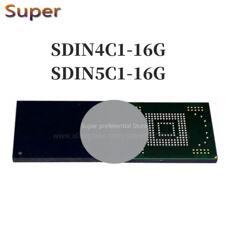 

5PCS SDIN4C1-16G BGA169 EMMC 16GB