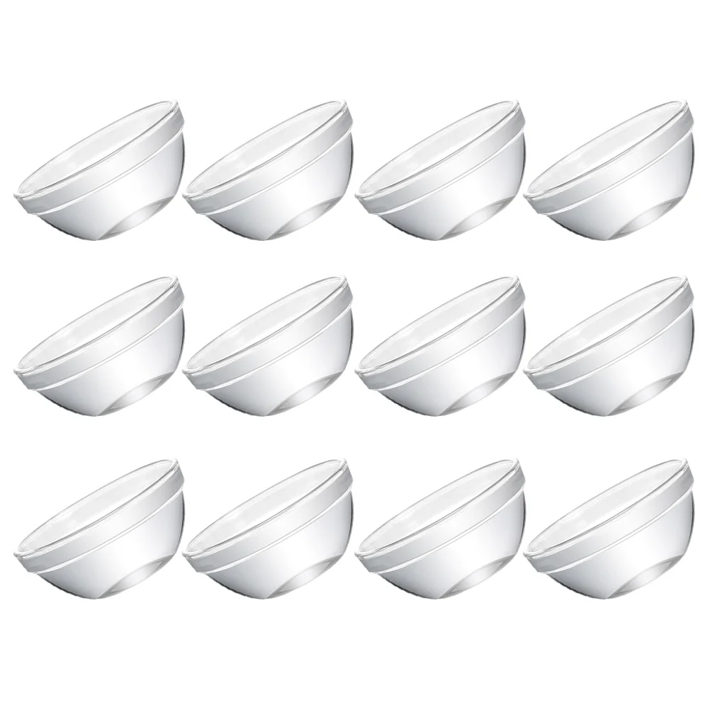 

12 Pcs Clear Glass Bowl Snack Bowls Kids Terrarium Jelly Glass Bowls Glass Dessert Bowls Side Dishes Salad Bowl Pudding Bowl