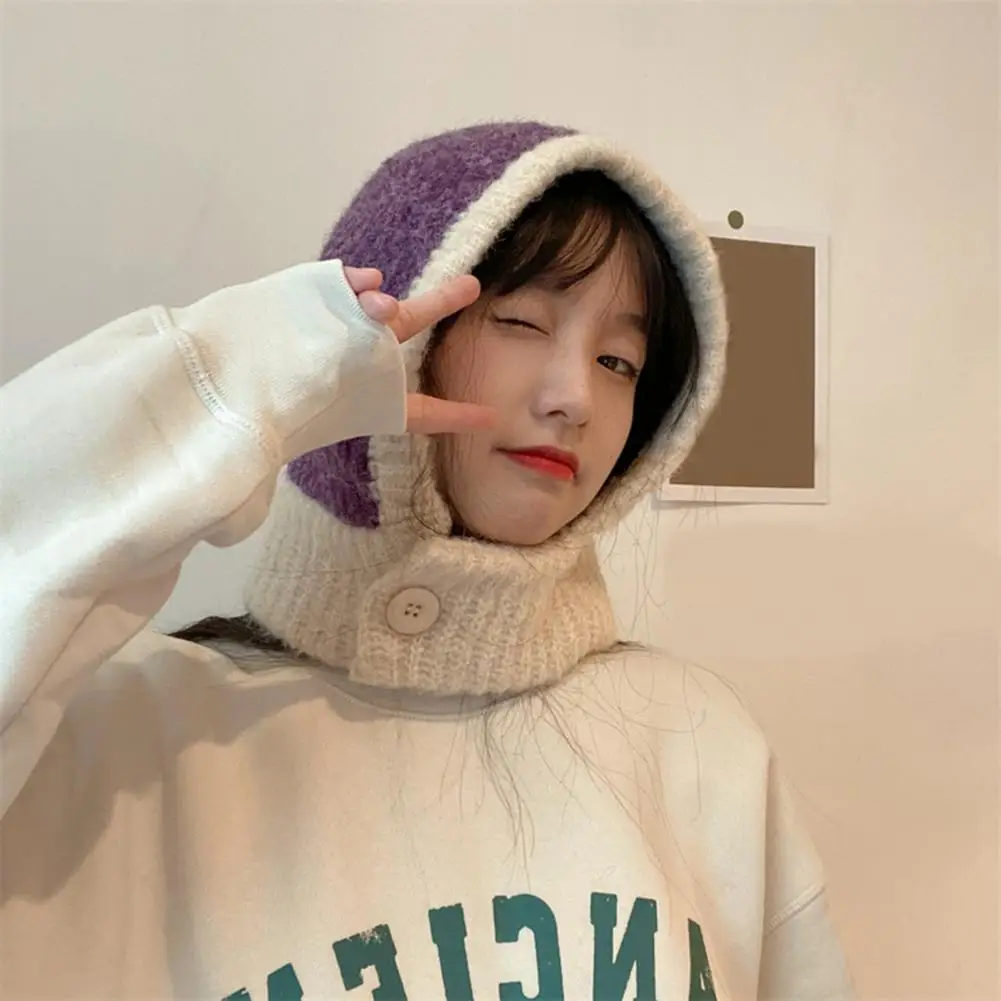 

Женская шапка с капюшоном, Популярные Эластичные облегающие шапки на осень и зиму, шапка, Балаклава для кемпинга, женские облегающие шапки, ...