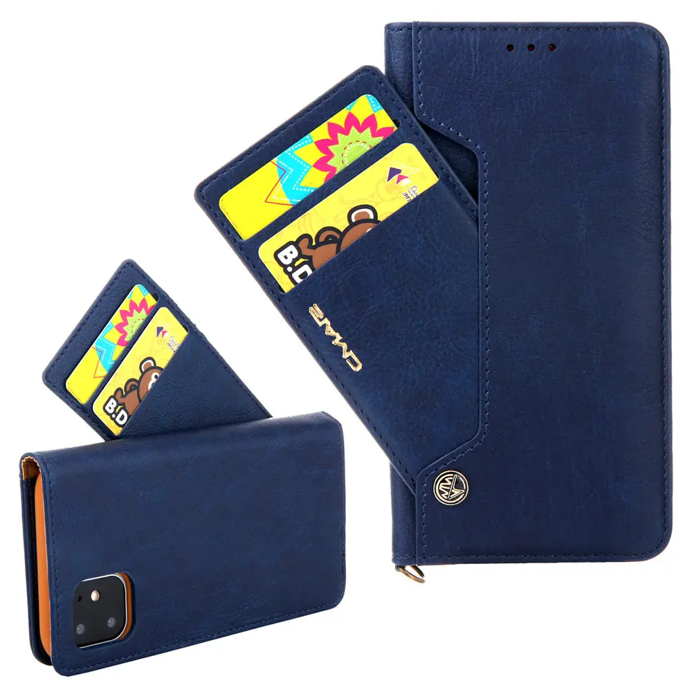 Flip Cover For New iPhone 14 13 SE 2022 12 Mini 11 Pro Max Xs Xr X s 7 8 Plus Retro Leather Card Holder Wallet Phone Case funda