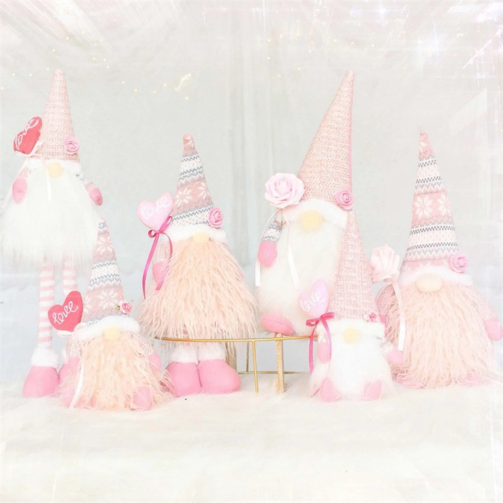 

Nordic Gnome Faceless Dolls Valentine's Day Dwarf Plush Faceless Dolls Valentines Day Gifts For Girlfriend Home Decoration