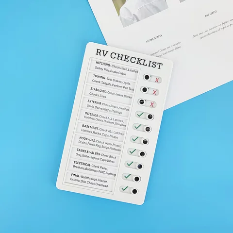 Многоцелевой настенный контрольный список для записей, регулируемый контрольный список для моих работ, доска для домов на колесах, дома, стены, школьного класса