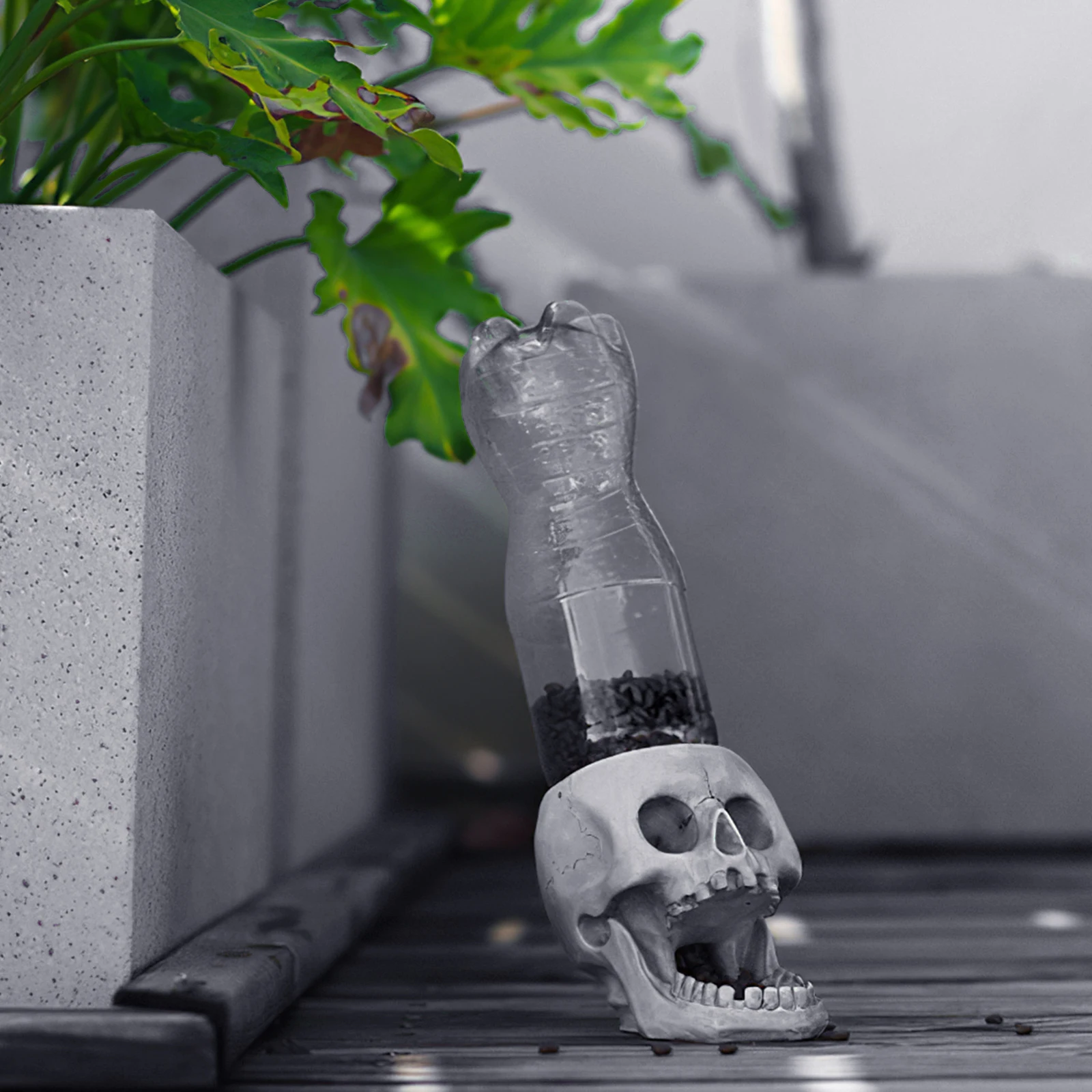 3D кормушка для животных в виде черепа подвесная головы скелета из смолы