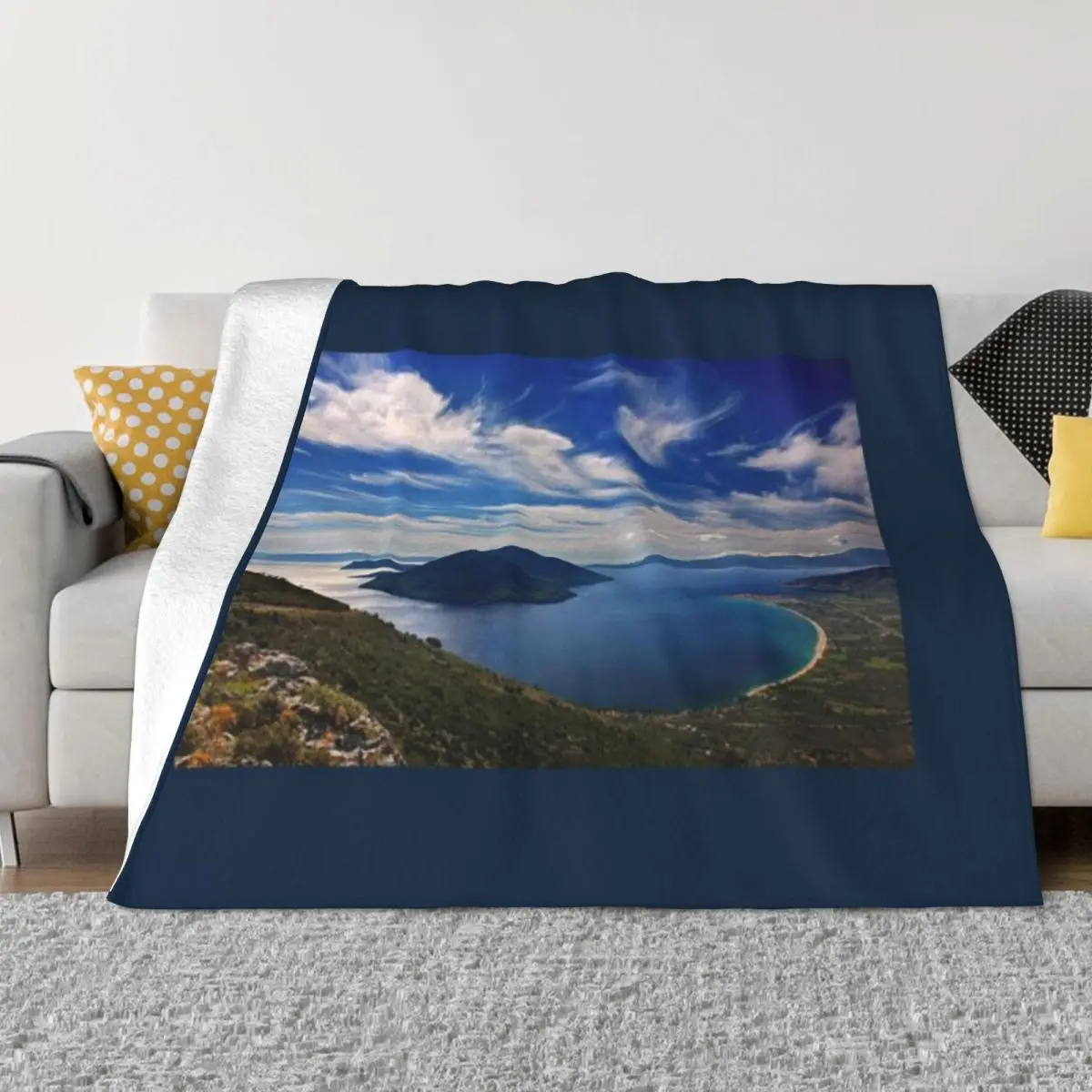Ультра-мягкое Флисовое одеяло Ionian Panorama от Xiromero