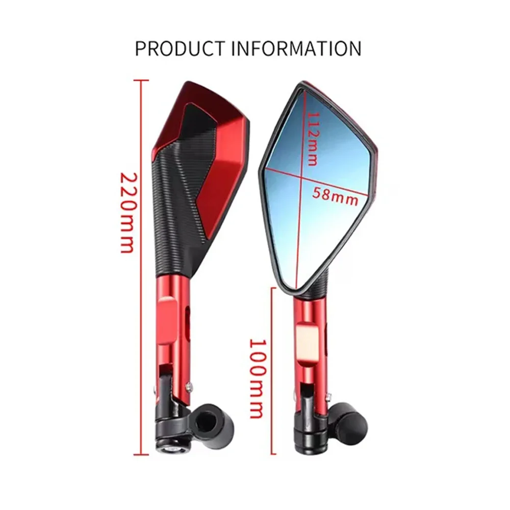 Мотоциклетные алюминиевые зеркала заднего вида с ЧПУ боковое зеркало для Benelli