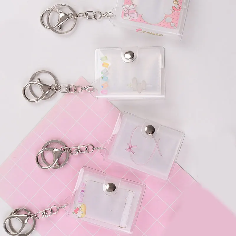 

2 Inch Photo Album PVC Name Card Holder 20 Pockets Photo Holder Business Card Bag Mini Photo Holds Certificate Storage Book