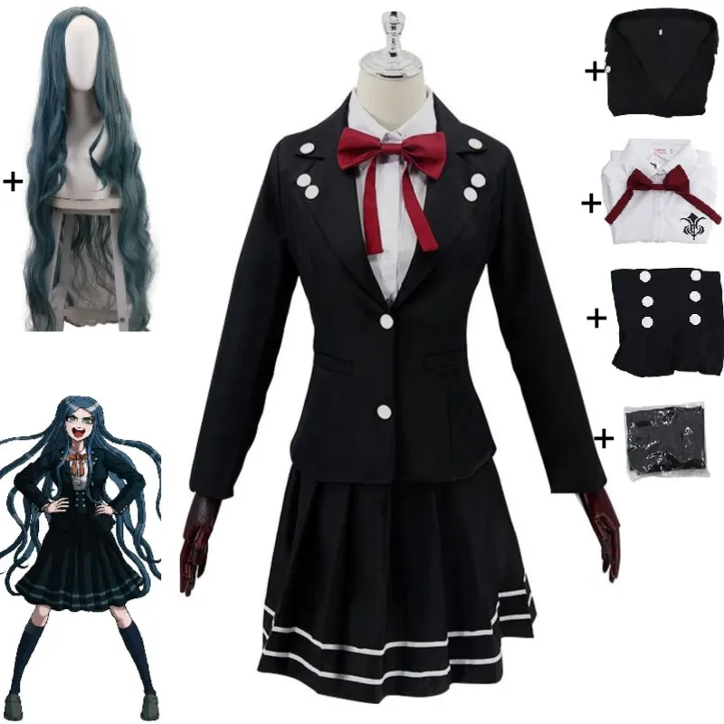 

Shirogane Tsumugi Cosplay Costume Game Danganronpa V3: Killing Harmony Aldult Woman Halloween Anime School JK Uniform Suit