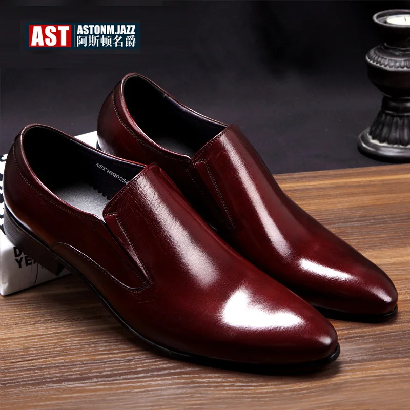 

2022 summer new men's leather shoes leather business formal leather shoes British pointed toe oxford leather shoes men