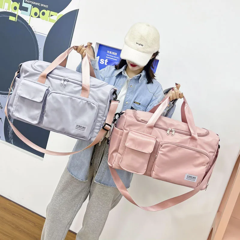 Oxford Travel Bag Luggage Handbag Tote Women's Shoulder Bag Large Capacity Overnight Waterproof Sports Gym Bag Ladies Crossbody