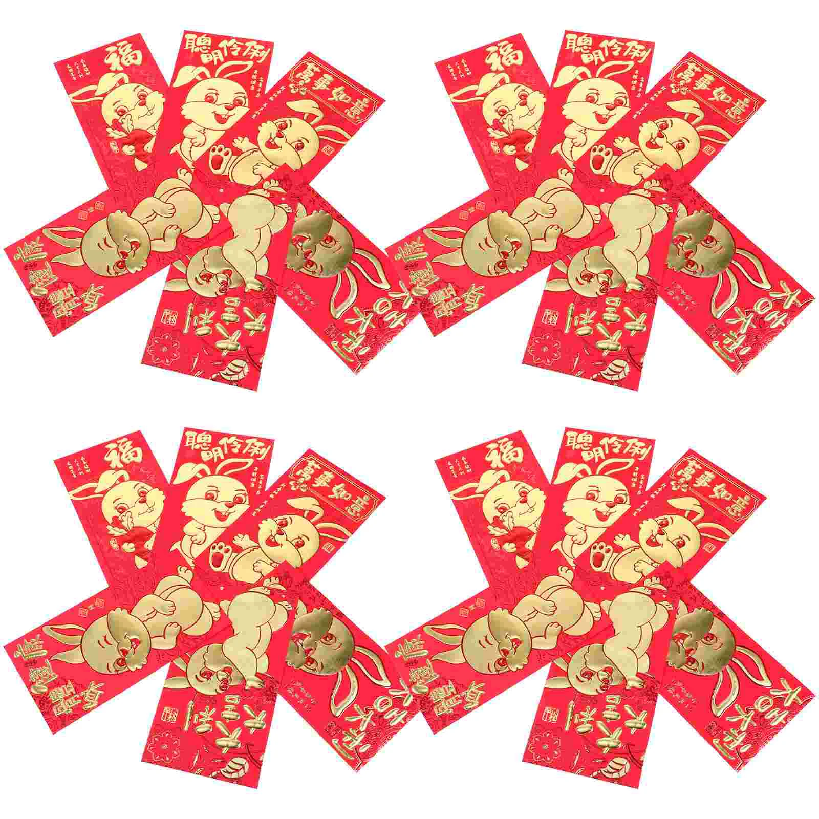 

Red Envelopes Year Money Envelope Chinese New Packet Rabbit Packets Festival Pocket Springwedding Hongbaothe Bao Luck Lucky Hong