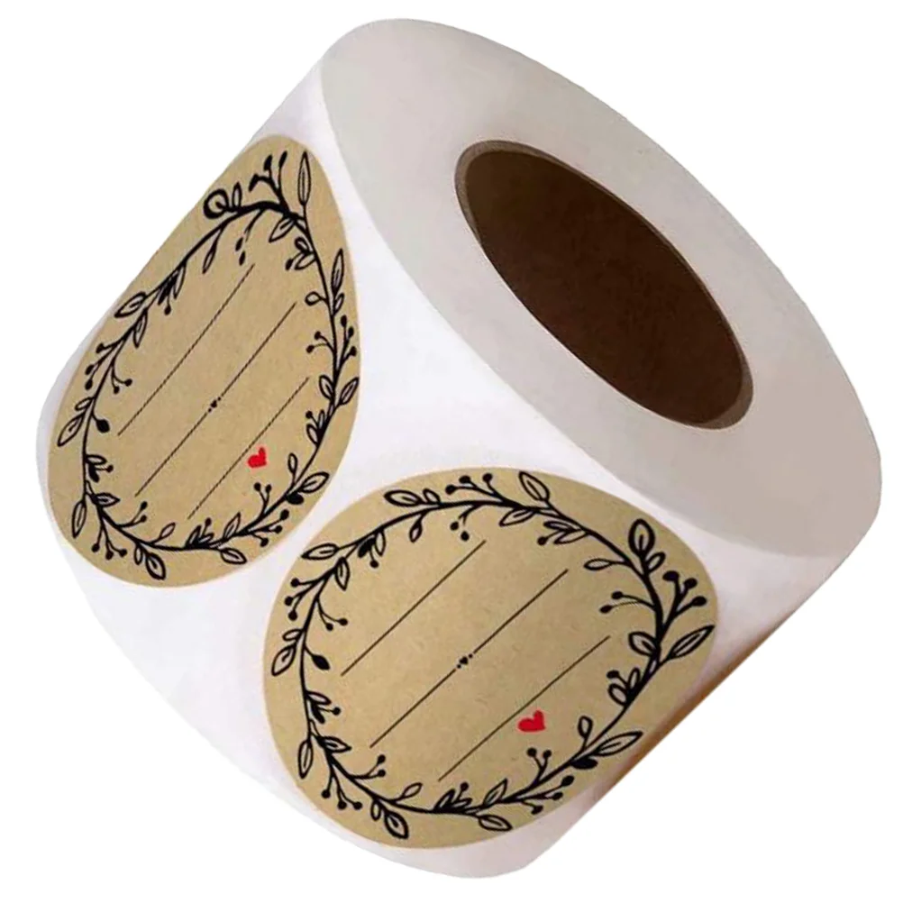 500 шт. наклейки новинка круглая уплотнительная этикетка упаковка для торта