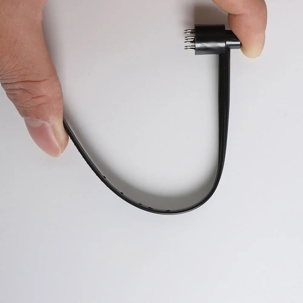 1 шт. кожаная игла одноразовая с цветком сливы семью звездами молоток для крови