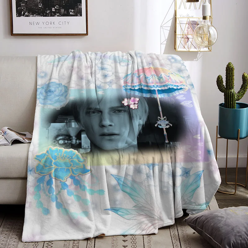 L-Leon Kennedy Бохо искусственное на кровати ворсистеное одеяло нордический