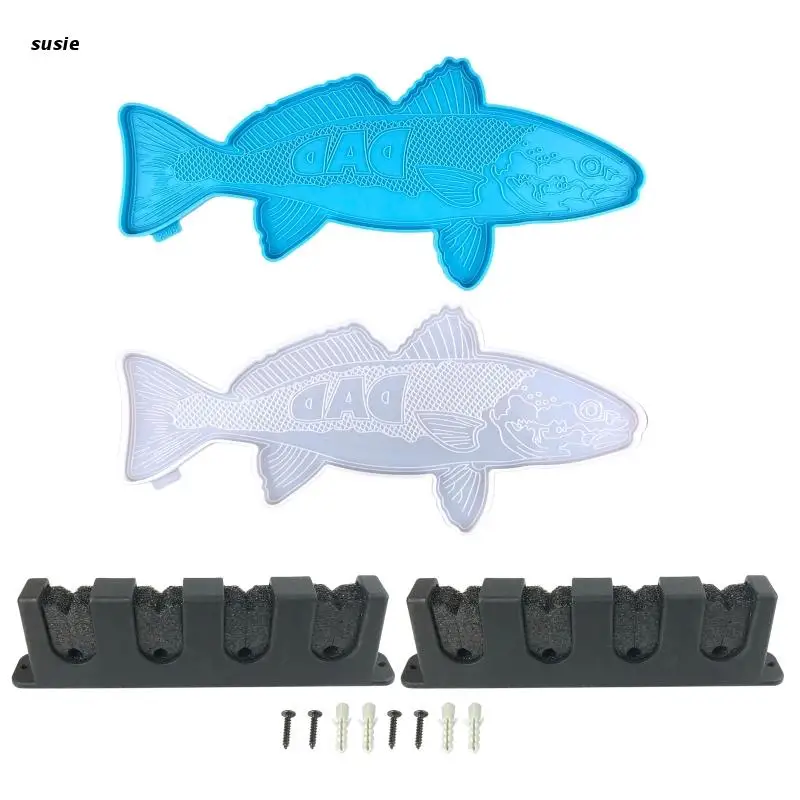 

Подвеска X7YA «Золотая рыбка», форма для брелока ручной работы из эпоксидной смолы