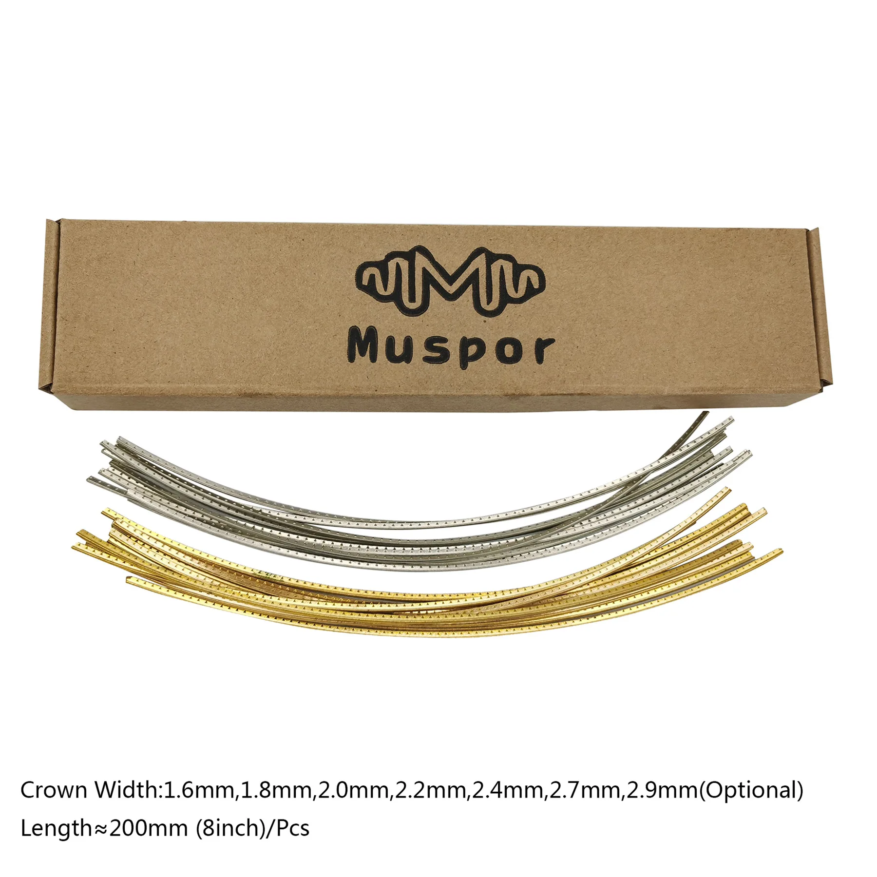 10 шт. длинной гитары Mustor 200 мм, Шелковый проигрыватель для гитары FretWire