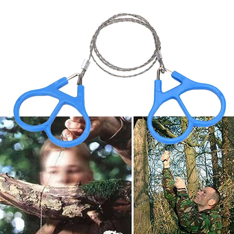 

Wire Saw Stainless Steel Pocket Chainsaw Mini Cable Survival Gear Pole Emergency Kit Outdoor Tools for Camping Hiking Hunting