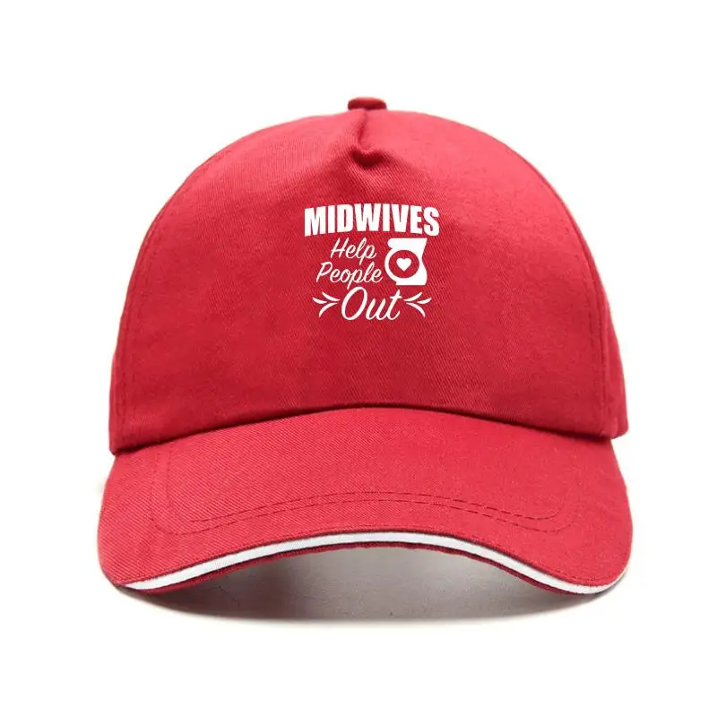 

New Hat idwive Hep Peope Out New Hat Funny Tee for Birth idwife Fahion T New Hat 100% Cotton