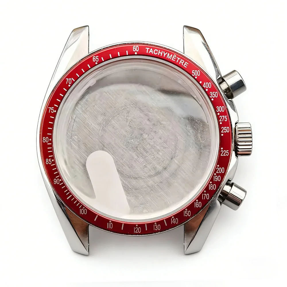 Фото Мужские часы Speedmaster с металлическим корпусом 39,7 мм, для механизмов VK63/VK64, аксессуары для часов, запчасти для часов, подходят для ремешка 20 мм, коробка для часов. №3