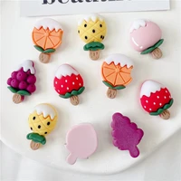 15pcslot mini resin icecream flatback miniature pattern applique ornament craft diy accessories for child dollhouse toy