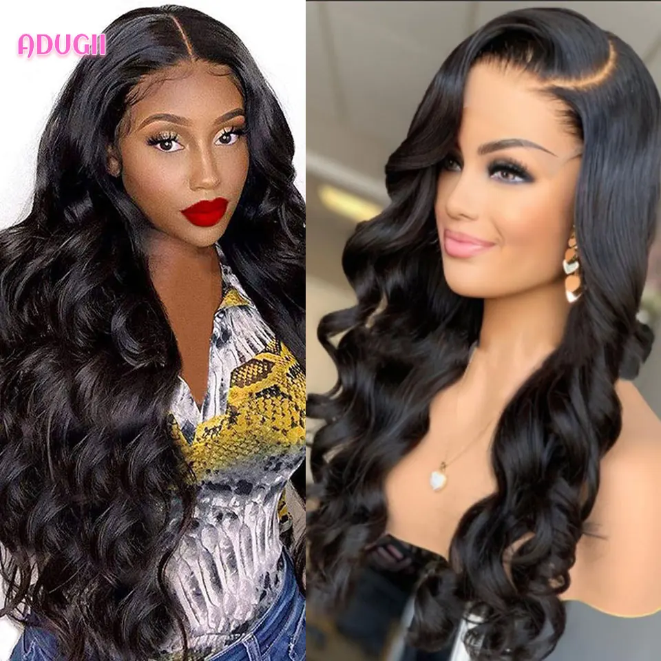 

Body Wave Lace Front Wig Loose Human Hair Wigs For Women Brazilian Hair Glueless 4X4 Lace Wig Pre Plucked 150% Density Human Wig