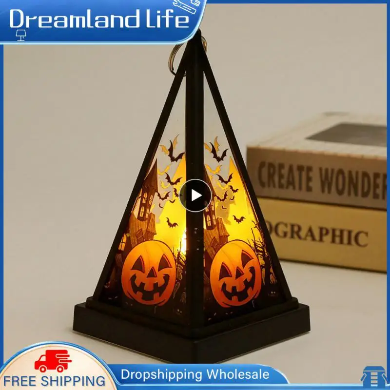 

1~10PCS Pumpkin Lamp Ornaments Holiday Decoration Party Props Led Night Light 121.5g Bedroom Decoration Bedroom Decorative Lamp