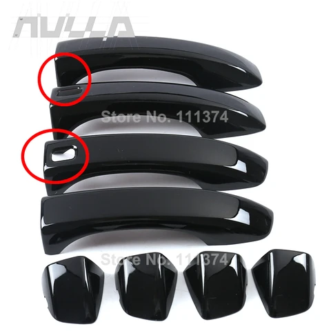 Накладки на дверные ручки из АБС-пластика под карбон для MG MG5, 5 HS, ZS, EV, EZS, ZX, ZST, VS 2017, 2018, 2020, 2021, 2022, 2023, 2024