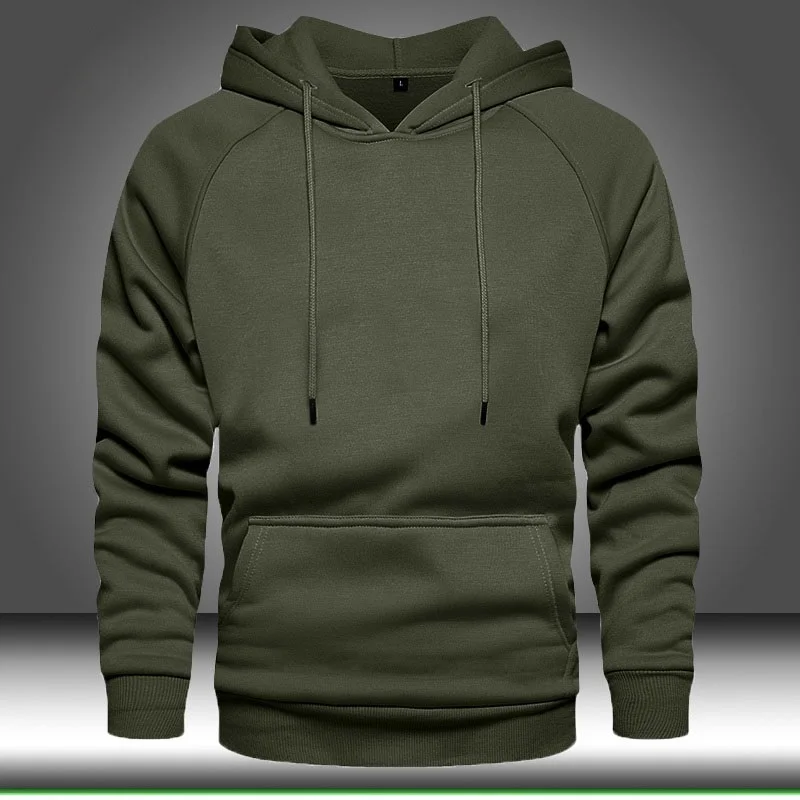 

Hoodies Sweatshirts Men Solid Color Hoodie Hip Hop Streetwear Outwear Autumn Winter Long Sleeve Hoody Male Pullover Tracksuit