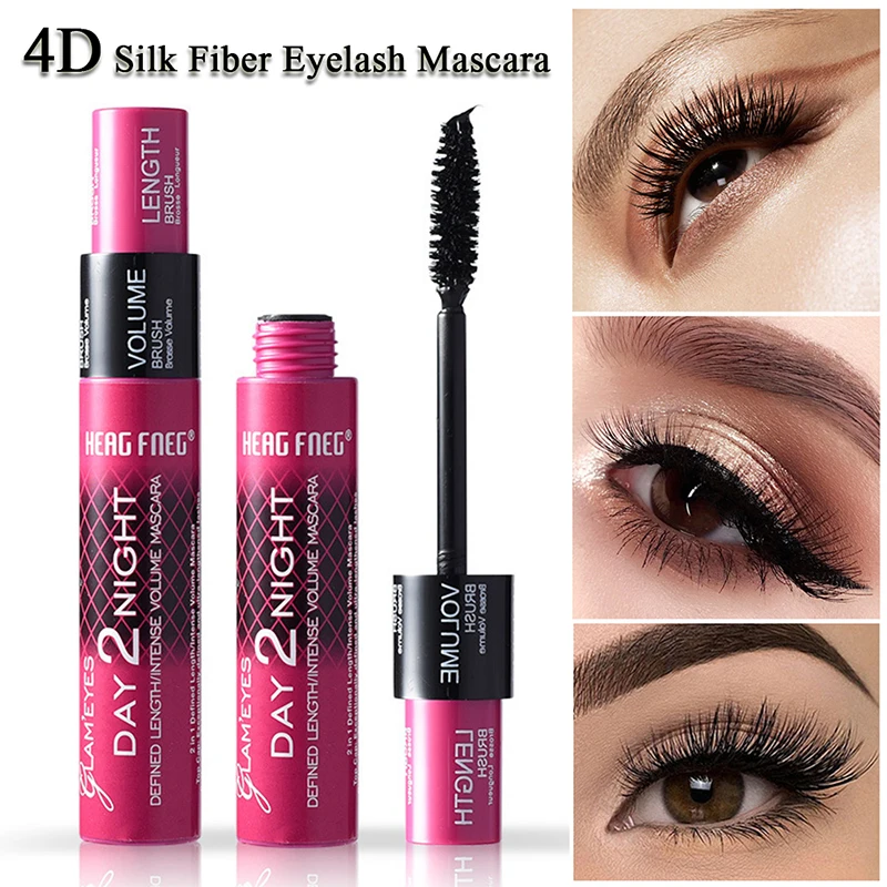 

Curling 4D Eyelashe Mascara Waterproof Mascara Volume Mascara Quick Dry Eyelashes Extension Silk Fiber Eyelash Brush Tool YZL1