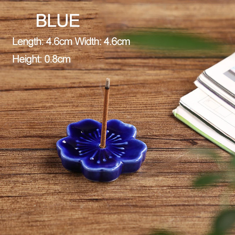 

Керамический держатель для благовоний с цветком вишни XX007