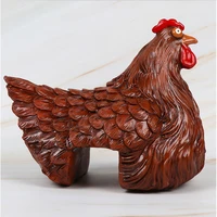 creative chicken figure clamping ladder hen resin crafts clamping hen resin ornaments indoor and outdoor art decorations new