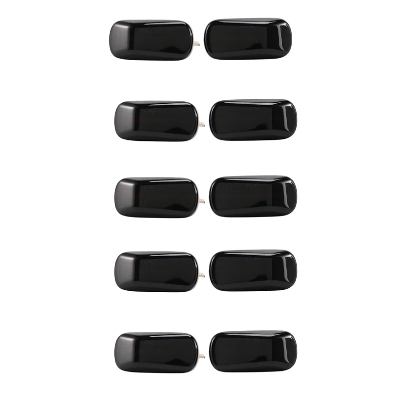 

5X Car LED Dynamic Side Marker Signal Lamp Light Turn Lamp for Honda Accord Civic Acura CR-V Fit Jazz Odyssey Black