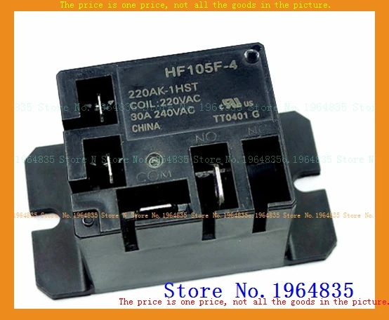 HF105F-4 220 ak-1х 220 В переменного тока 30 А