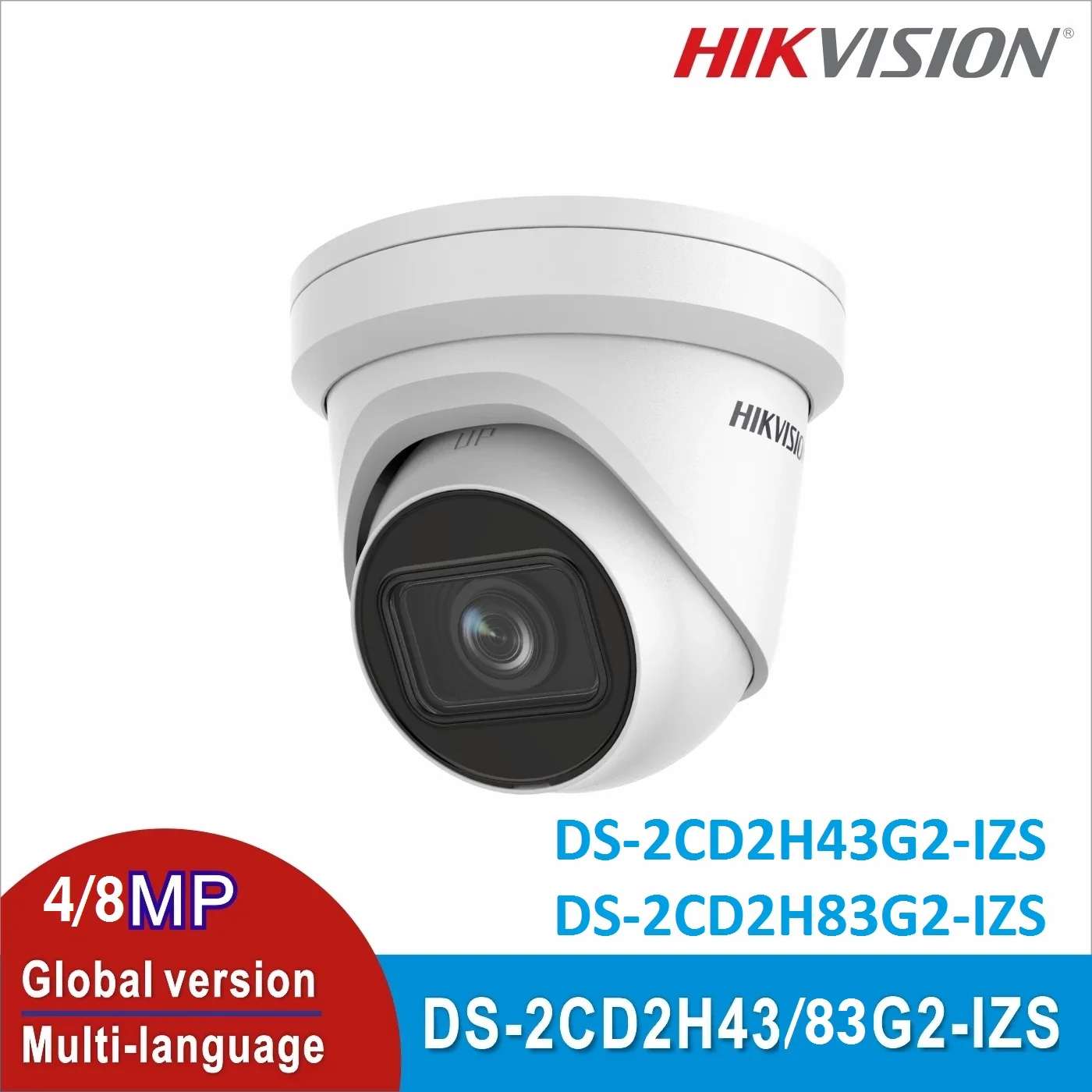Hikvision DS-2CD2H43G2-IZS 4M &amp DS-2CD2H83G2-IZS 8MP Acusense моторизованный вариофокальный револьвер