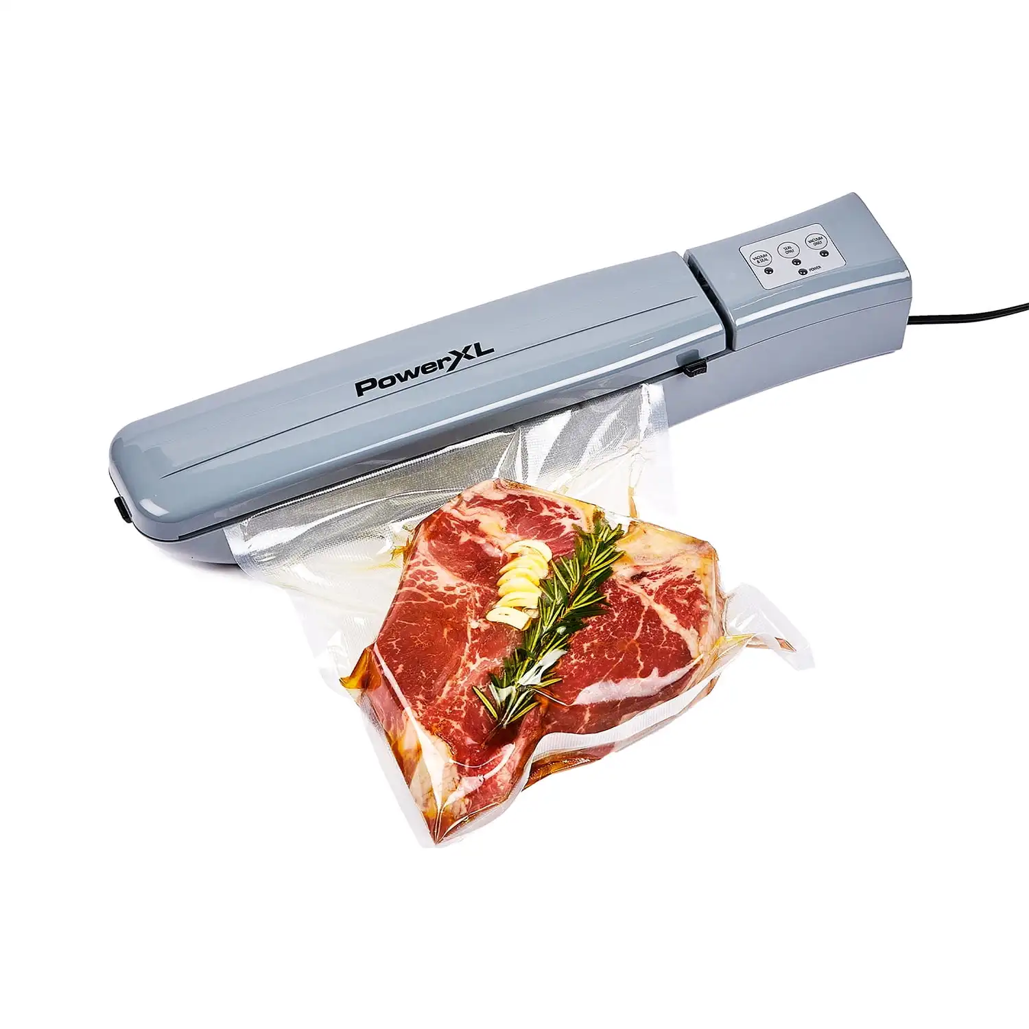 

Gray 6-in-1 Vacuum Sealer with Built-in Bag Cutter