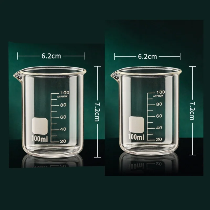 

Стеклянные мерные стаканы 50/1000 мл, 2 шт.
